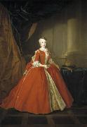 Louis de Silvestre Portrait of the Princess Maria Amalia of Saxony in Polish costume. oil on canvas